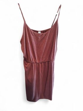 Old Navy Brown Spaghetti Strap Dress